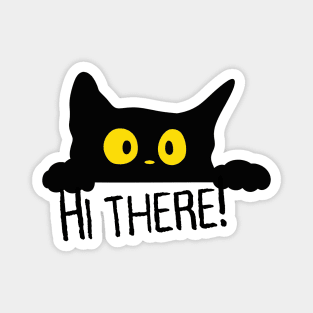 Hi There Spooky Kitty Magnet