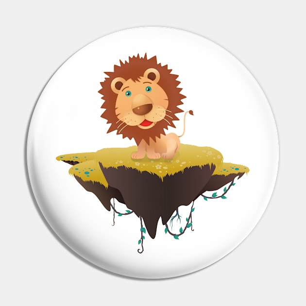 Lion Pin by piksimp