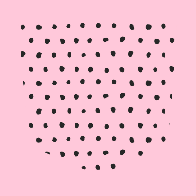 Pocket - Artsy Dots Pink by ninoladesign