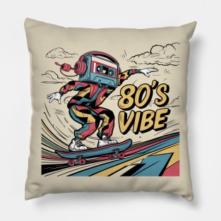 Retro Rewind: Embrace the 80s Vibe Pillow