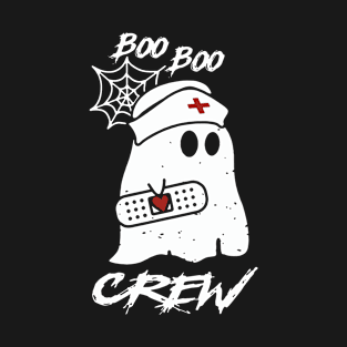 Ghost nurse boo boo crew T-Shirt