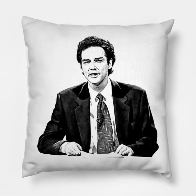 Norm Macdonald // Classic Vintage Style Pillow by idontwannawait