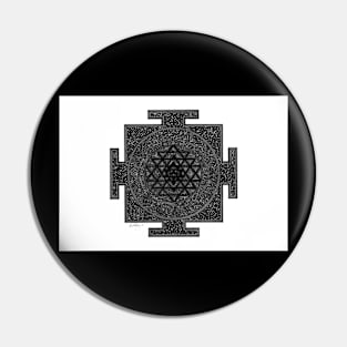 Cosmic Sri Yantra Pin