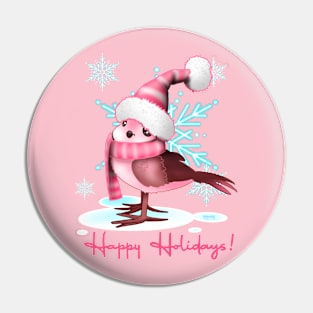 Holiday Song Bird Pin