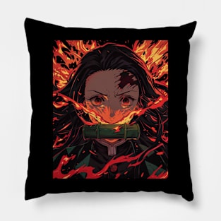 Carving Destiny A Demon Slayer is Path Pillow