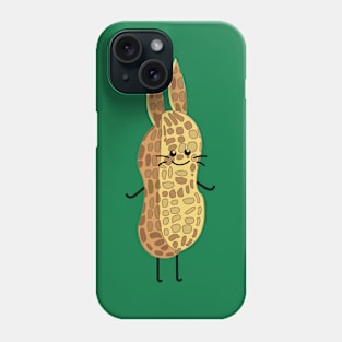 Funny peanut as a bunny Phone Case