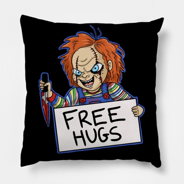 Free Hugs Chucky Pillow by Bat13SJx