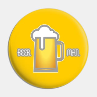 Beer Man Pin
