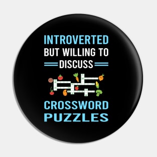 Introverted Crossword Puzzles Pin