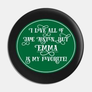 Jane Austen Preference - Emma Pin