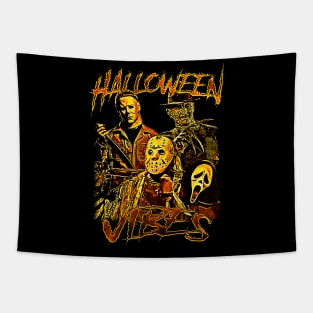 Horror Movie Characters Tapestry