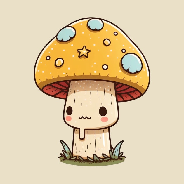 Magic cute mushroom by CutePlanetEarth