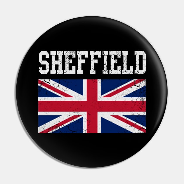 Sheffield United Kingdom Flag Pin by E