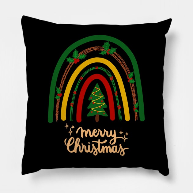 merry christmas Pillow by Diegosevenstar