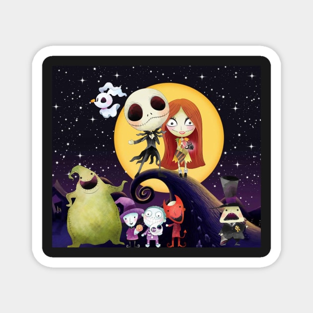 This Is Halloween Magnet by WalkingMombieDesign