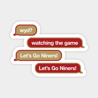 49ers WYD Text Magnet