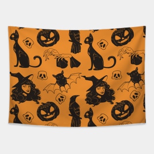 Vintage Halloween Cool Tapestry