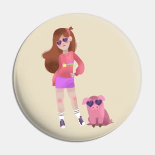 Cool Mabel and Waddles Pin