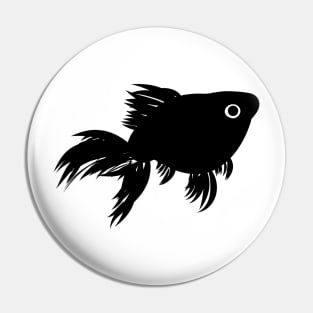 Goldfish Black White 5 Pin