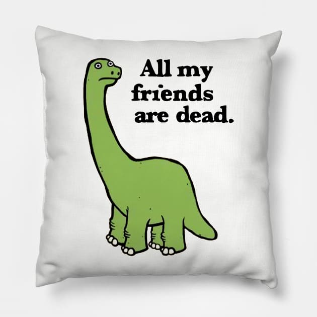 dinosaur Pillow by UNDER THE QUARTER