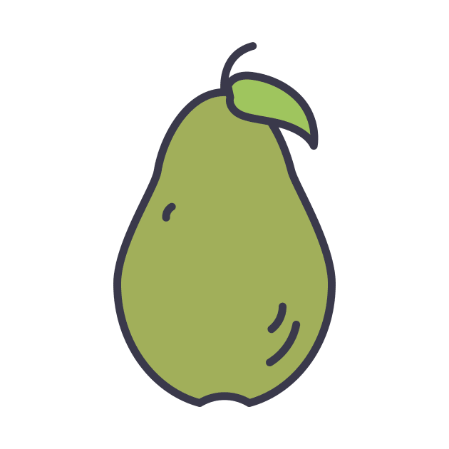 Cute Pear by Jonathan Wightman