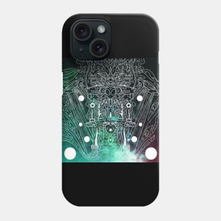 Space Alien in pattern adventure ecopop Phone Case