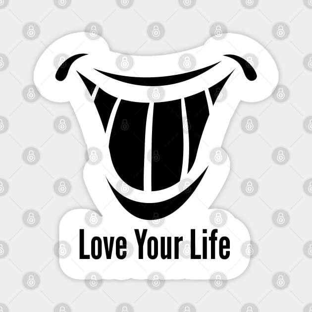 Laugh Love Your Life Magnet by nunachan