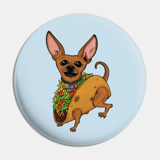 Taco Dog Pin