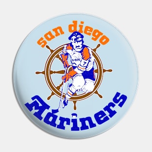 Retro San Diego Mariners Hockey 1975 Pin