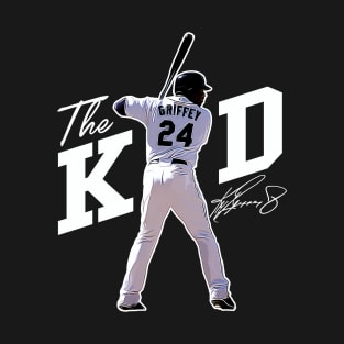 Ken Griffey Jr The Kid Basketball Legend Signature Vintage Retro 80s 90s Bootleg Rap Style T-Shirt