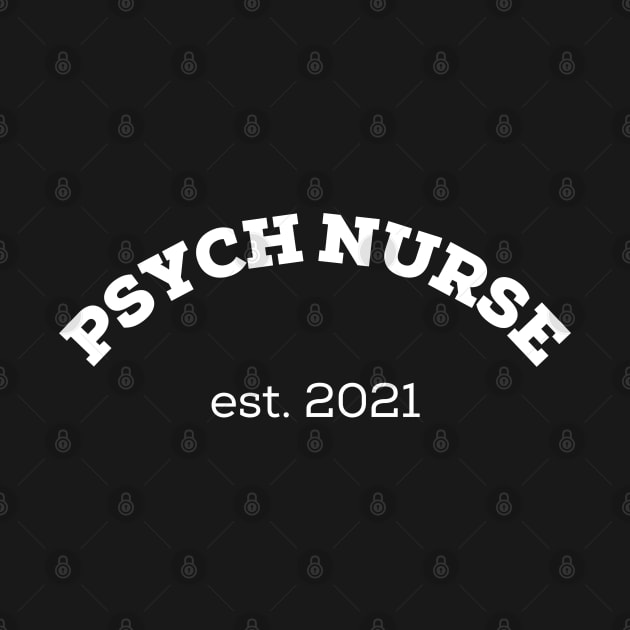 Psych Nurse, funny psychiatric nurse practitioner, mental health nurse gift for psych nurse, nursing school 2021 graduation gifts by Zen Cosmos Official