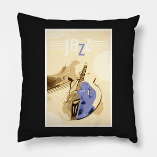 Jazz Art Poster Pillow