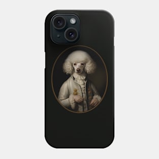 Victorian Noble Poodle - Oil Painting Style Phone Case