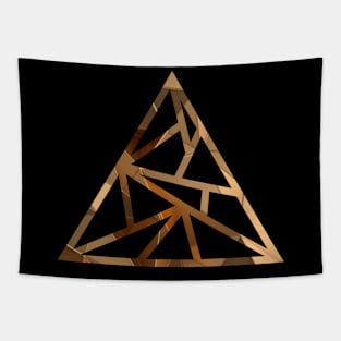 golden pyramid Tapestry