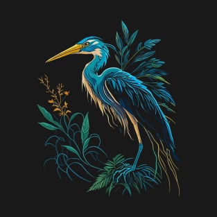 Tropical Heron T-Shirt