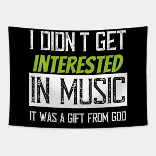 I didn't get interested in music it was a gift from god Tapestry