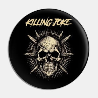 KILLING JOKE MERCH VTG Pin