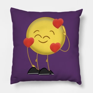 emoji in love Pillow