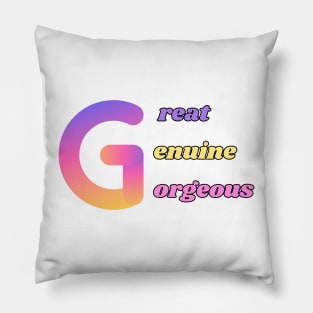 nice words Pillow