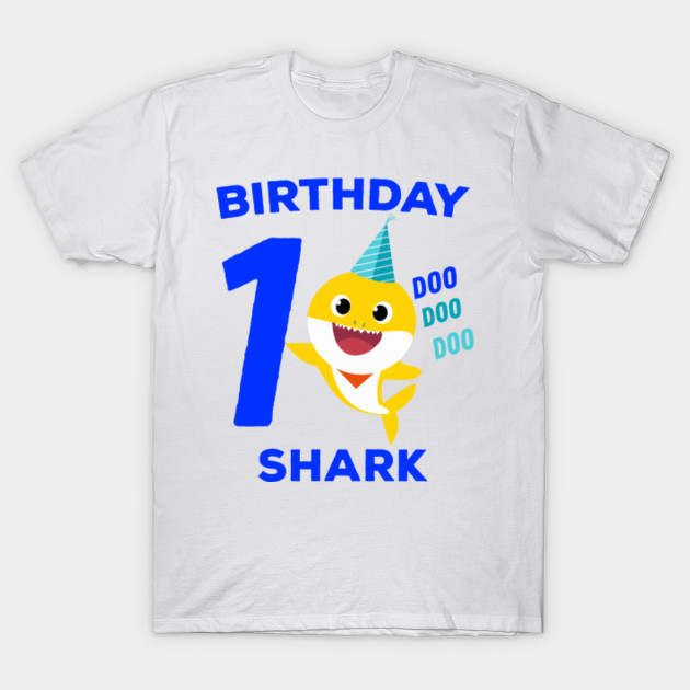 Birthday Shark Baby Shark Song Clip Art 1st Birthday Gift Ideas
