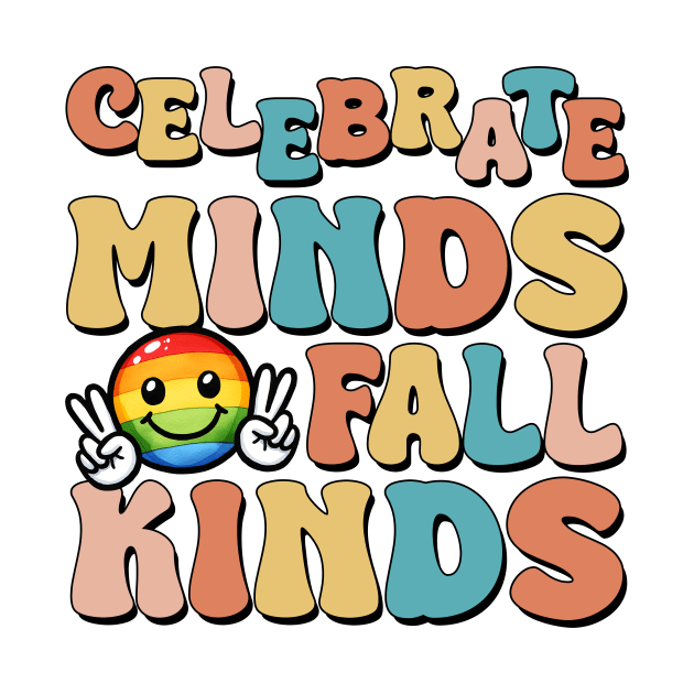 Kind Minds Autism Awareness Gift for Birthday, Mother's Day, Thanksgiving, Christmas by skstring