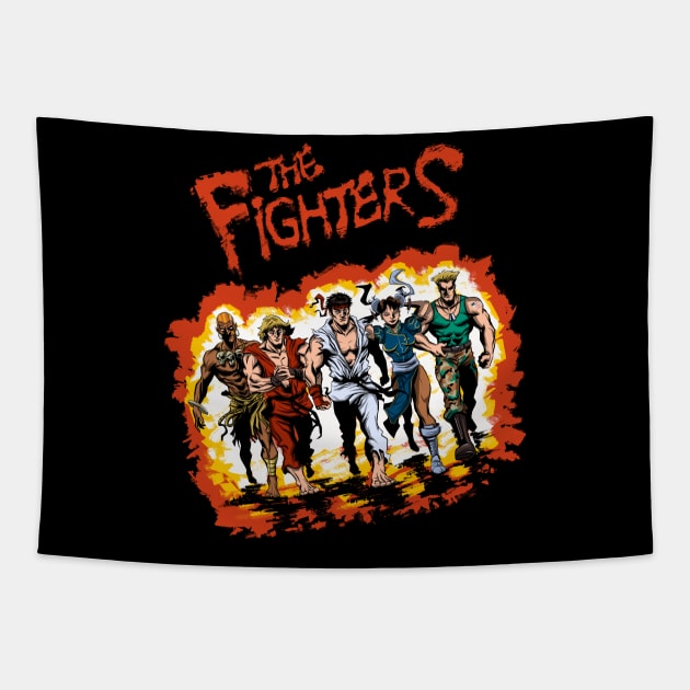 The Fighters Tapestry by Zascanauta