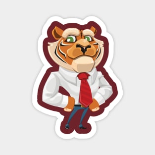 Cartoon tiger Magnet