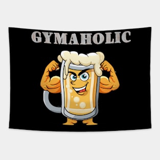 Gymaholic - Funny Gym and Workout Design Tapestry