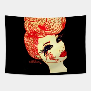 The Queen In Us Natural Hair Braids Tapestry