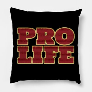 Anti abortion Pro Life Pillow