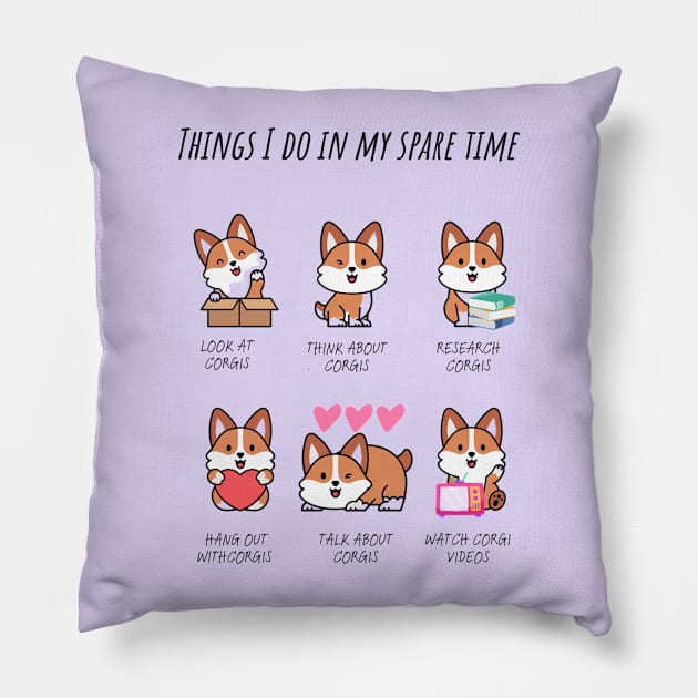 Corgi Pillow by LAdesigns2