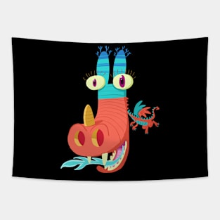 colorful dragon Tapestry