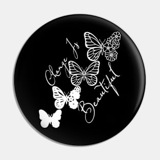 Change Is Beautiful - Cute Butterfly Pin