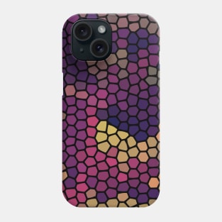 Painted Glass Of Sun Set Colors Pattern Phone Case